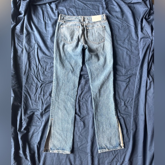 The Hailey GRLFRND Low Rise Slim Boot With Slit Jeans - Picture 3 of 6